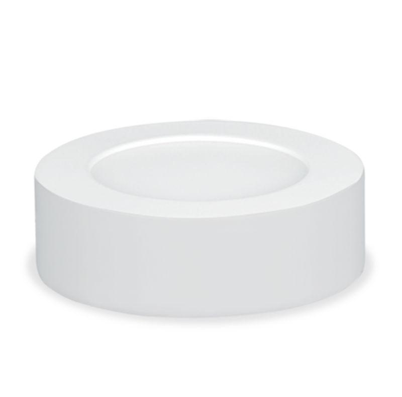 Панель светодиодная накладная круглая NRLP-eco 6Вт 230В 4000К 420Лм 120мм белая  IP40 IN HOME